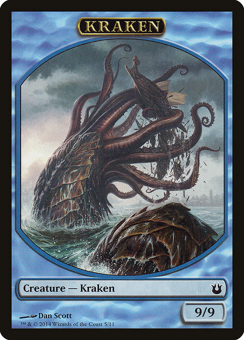 Kraken from Born of the Gods Tokens