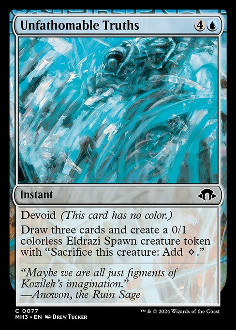 Unfathomable Truths highlighted card art