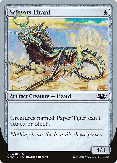 Scissors Lizard highlighted card art