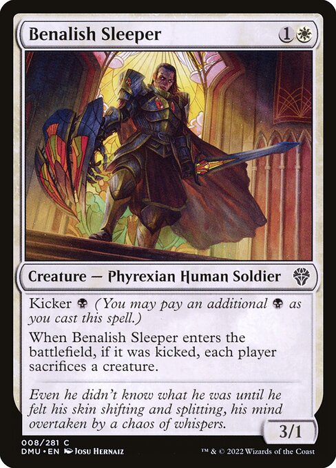 Benalish Sleeper highlighted card art