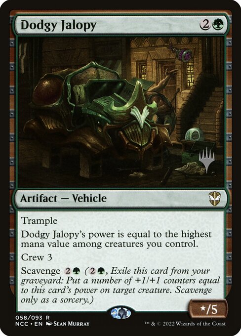 Dodgy Jalopy from New Capenna Commander Promos