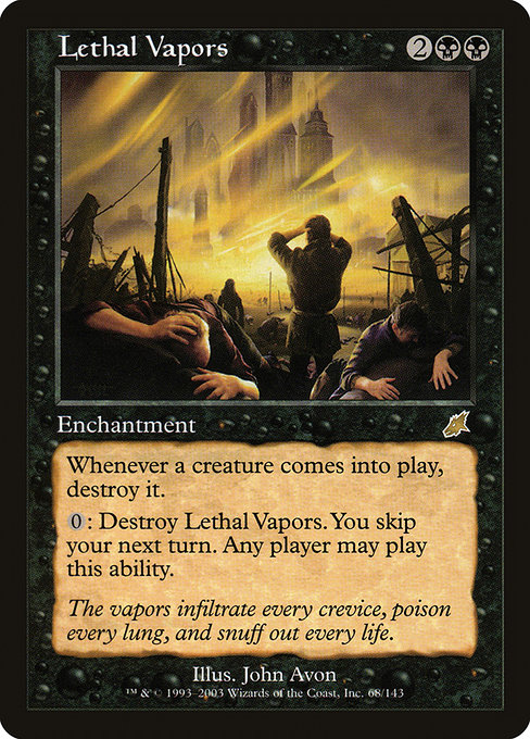 Lethal Vapors highlighted card art