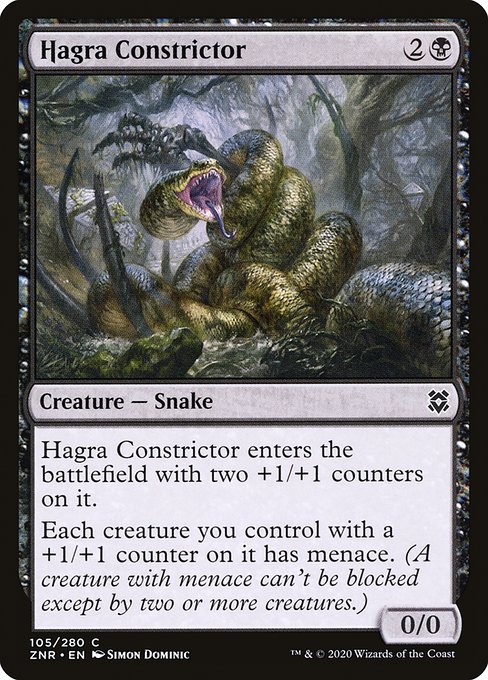 Hagra Constrictor highlighted card art