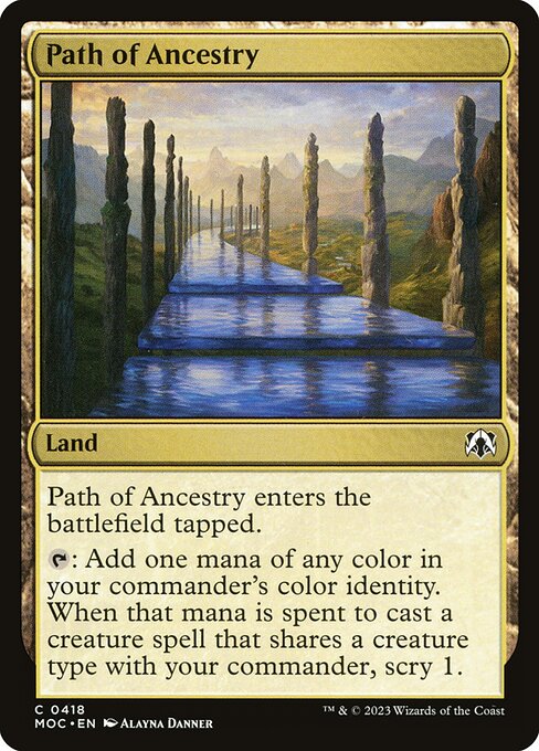 Path of Ancestry from March of the Machine Commander