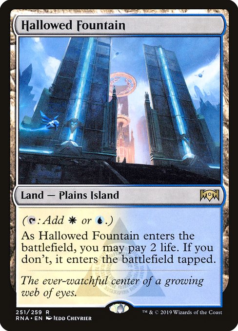 Hallowed Fountain from Ravnica Allegiance
