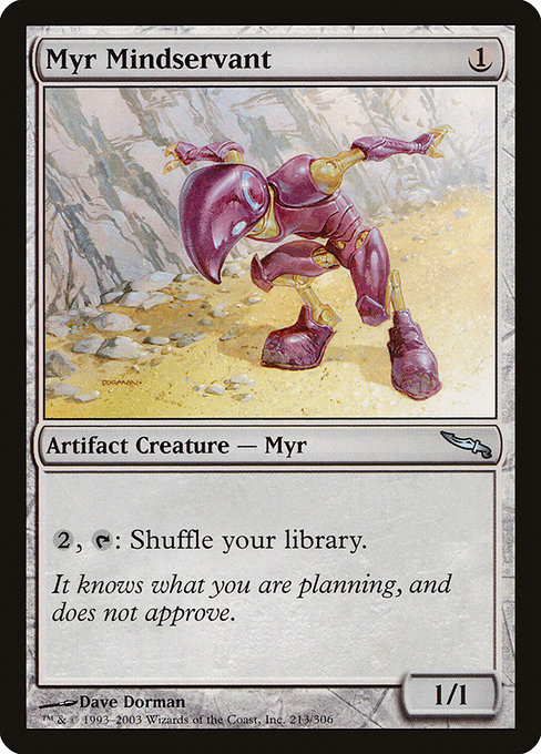 Myr Mindservant highlighted card art