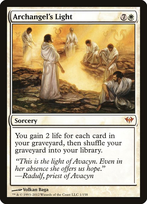 Archangel's Light highlighted card art