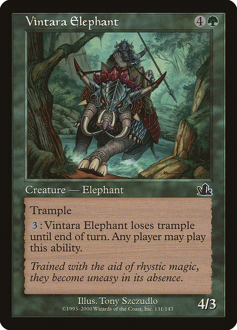 Vintara Elephant highlighted card art