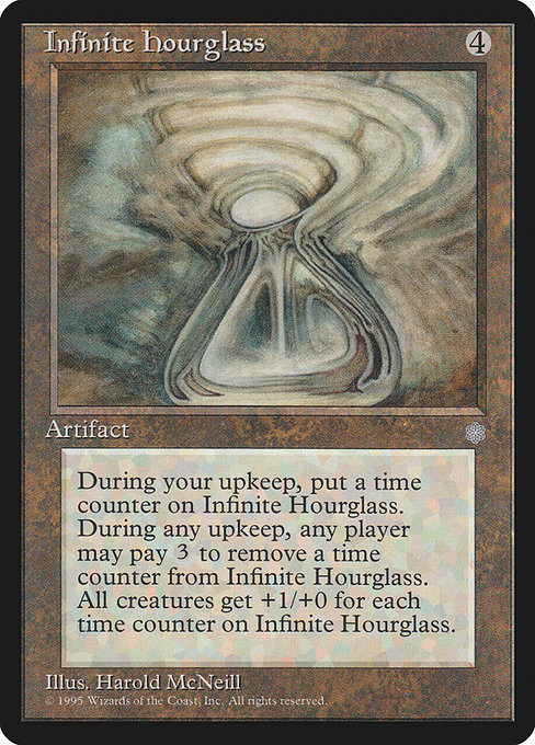 Infinite Hourglass from Ice Age
