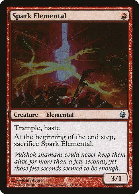 Spark Elemental highlighted card art