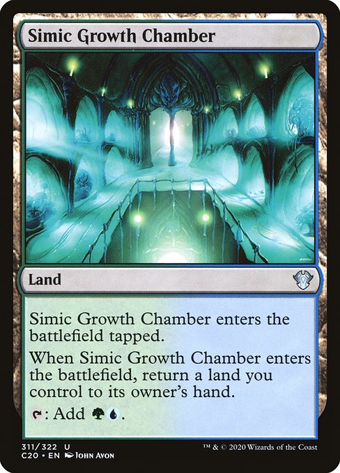 Simic Growth Chamber from Commander 2020