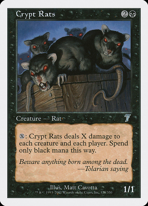 Crypt Rats from Seventh Edition