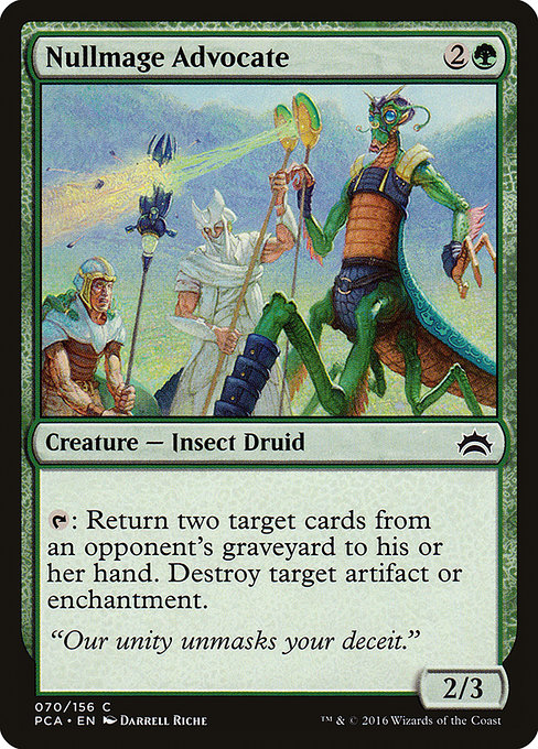 Nullmage Advocate highlighted card art