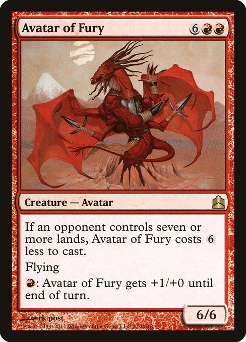 Avatar of Fury from Commander 2011
