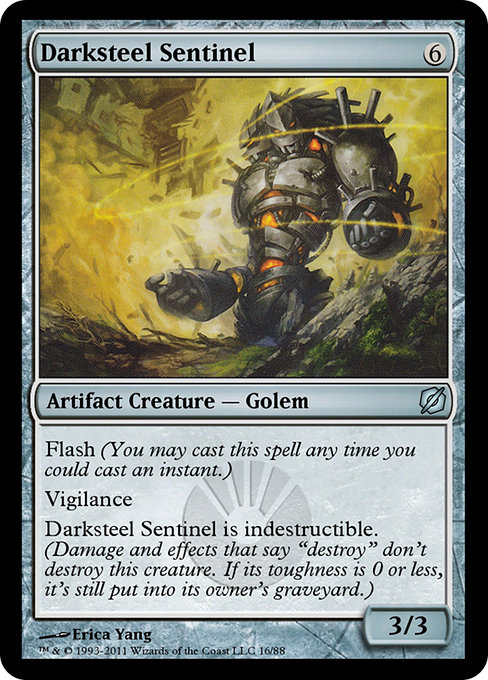Darksteel Sentinel highlighted card art