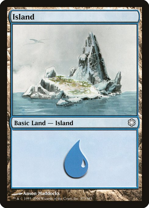 Island from Coldsnap Theme Decks