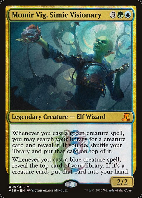 Momir Vig, Simic Visionary from From the Vault: Lore