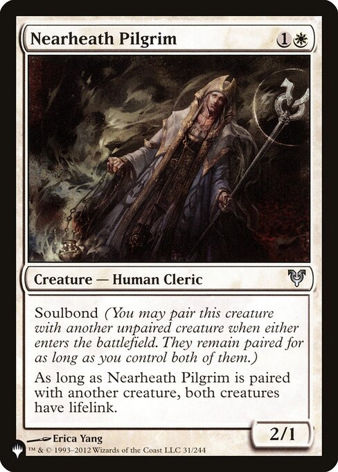 Nearheath Pilgrim highlighted card art