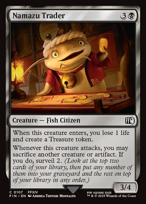 Namazu Trader highlighted card art