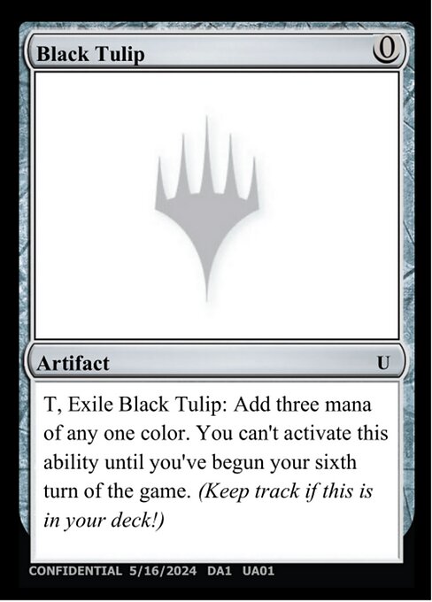 Black Tulip highlighted card art
