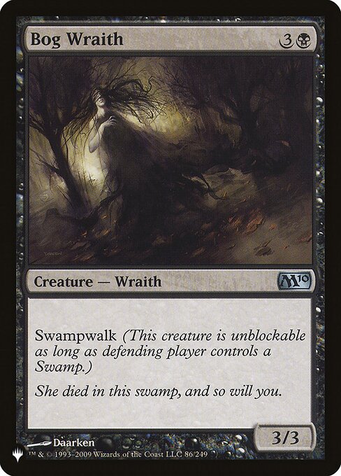Bog Wraith highlighted card art