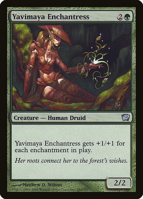 Yavimaya Enchantress from Ninth Edition