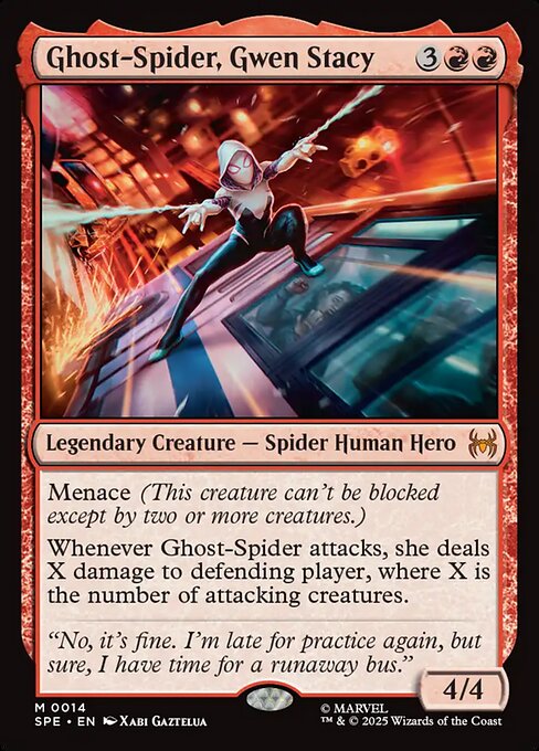 Ghost-Spider, Gwen Stacy highlighted card art