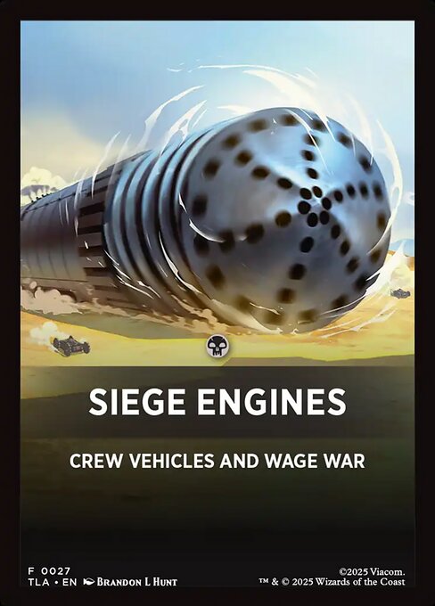 Siege Engines from Avatar: The Last Airbender Jumpstart Front Cards
