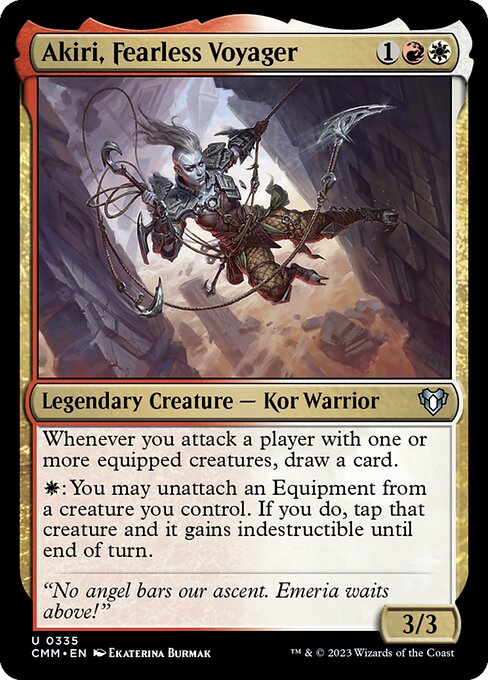 Akiri, Fearless Voyager highlighted card art