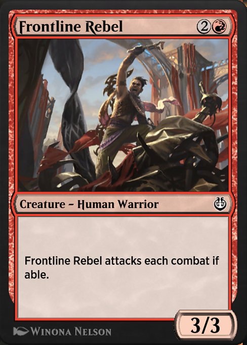 Frontline Rebel highlighted card art