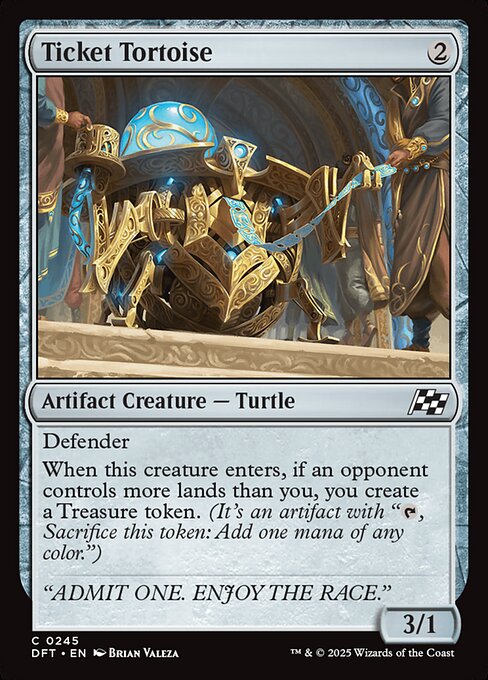 Ticket Tortoise highlighted card art