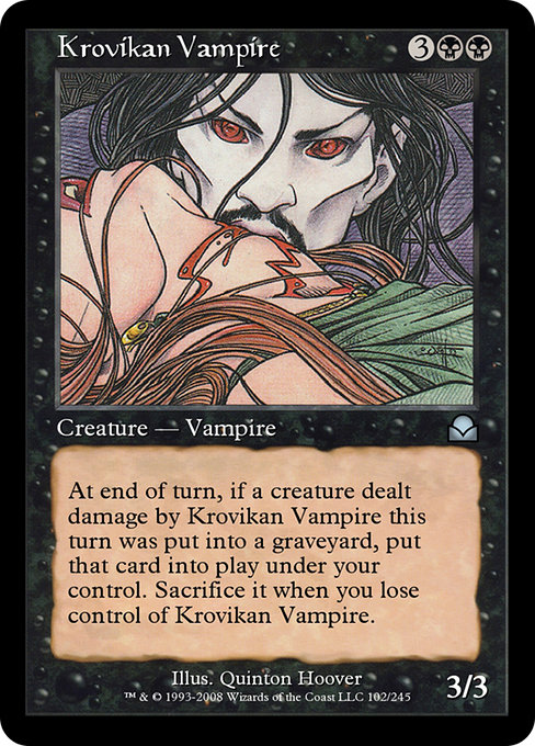 Krovikan Vampire highlighted card art