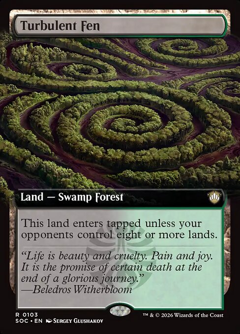 Turbulent Fen from Secrets of Strixhaven Commander
