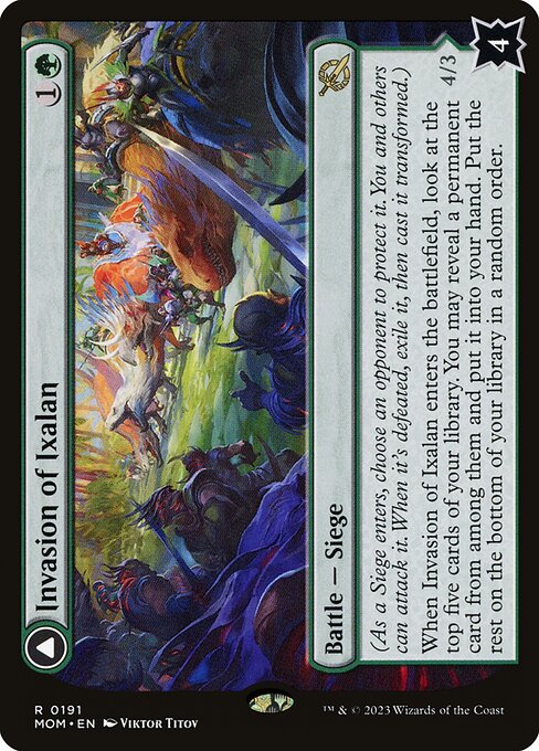 Invasion of Ixalan // Belligerent Regisaur from March of the Machine