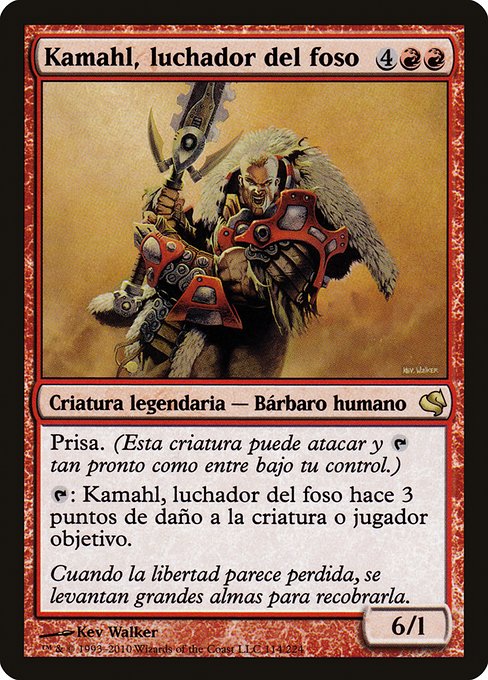 Kamahl, Pit Fighter from Salvat 2011