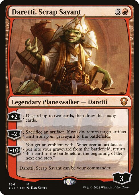 Daretti, Scrap Savant from Commander 2021