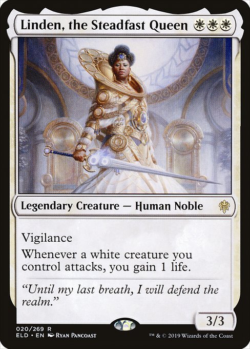 Linden, the Steadfast Queen from Throne of Eldraine