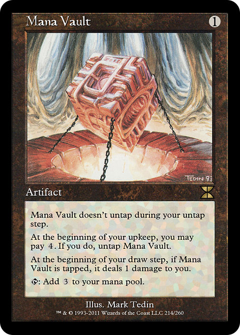 Mana Vault from Masters Edition IV