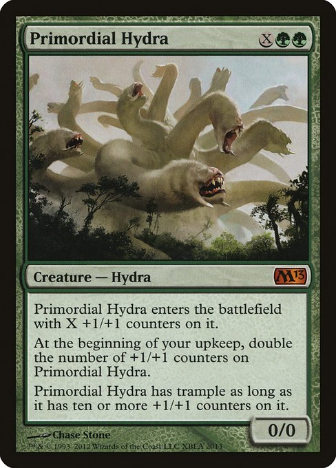 Primordial Hydra from Duels of the Planeswalkers 2013 Promos