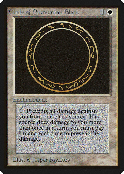 Circle of Protection: Black from Limited Edition Beta