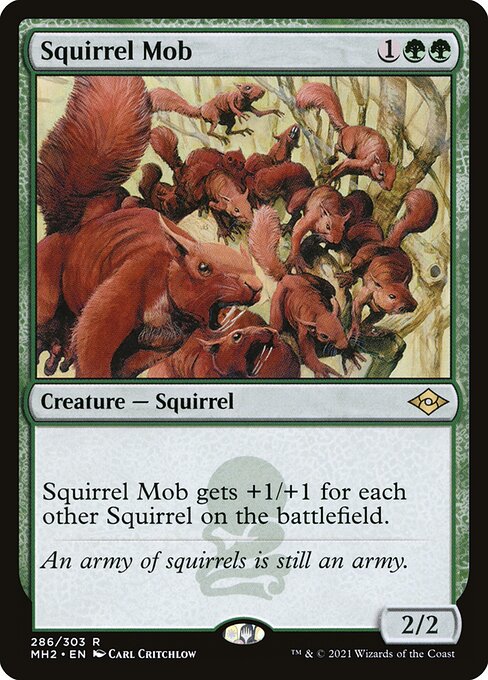 Squirrel Mob from Modern Horizons 2