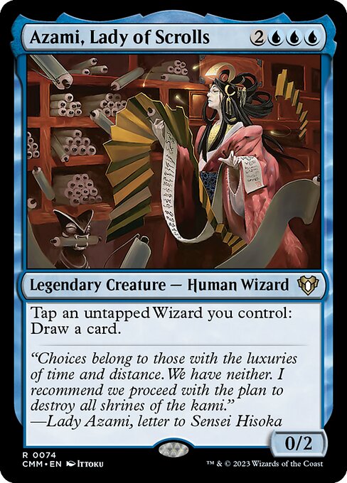 Azami, Lady of Scrolls from Commander Masters