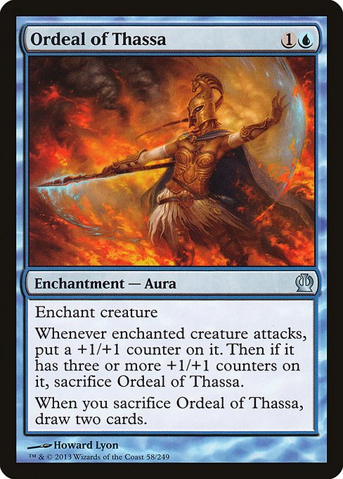 Ordeal of Thassa highlighted card art