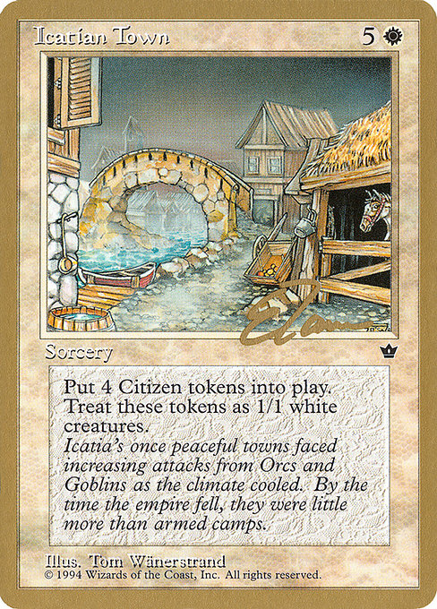 Icatian Town from Pro Tour Collector Set