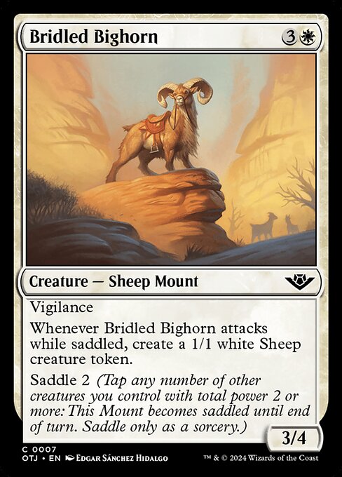 Bridled Bighorn highlighted card art