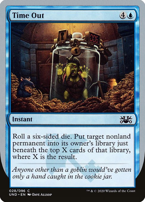 Time Out highlighted card art