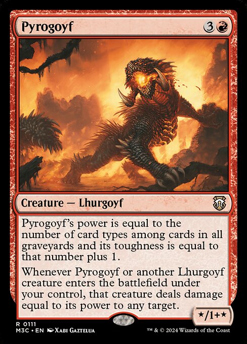 Pyrogoyf from Modern Horizons 3 Commander