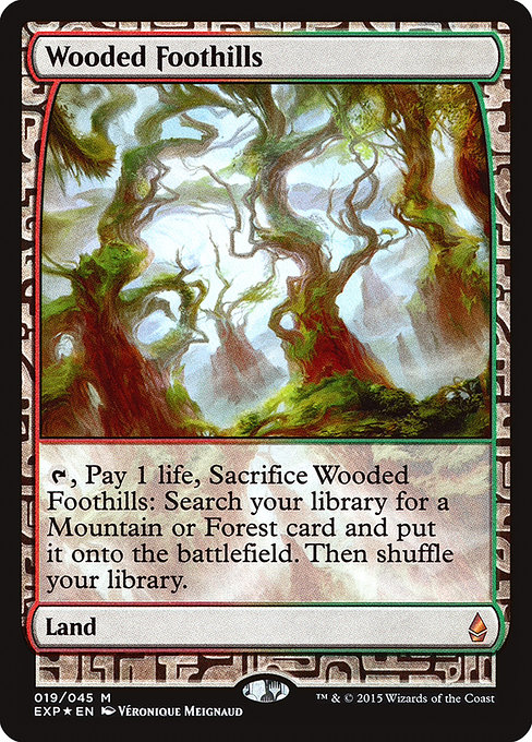 Wooded Foothills from Zendikar Expeditions