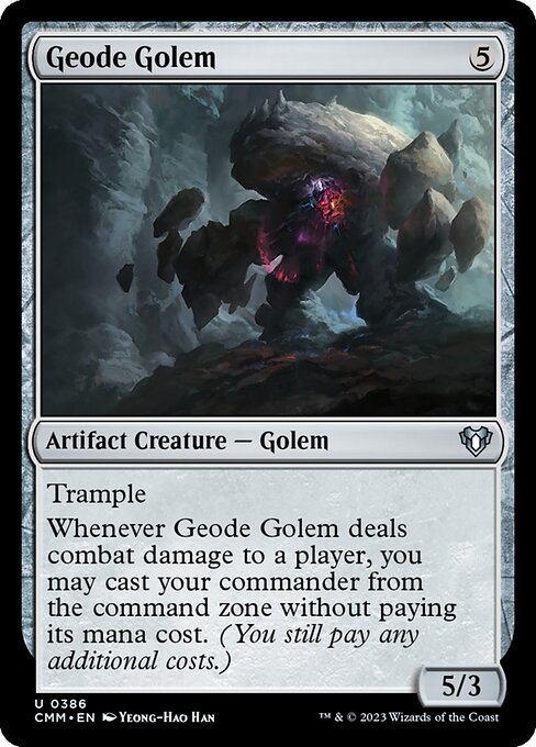 Geode Golem highlighted card art