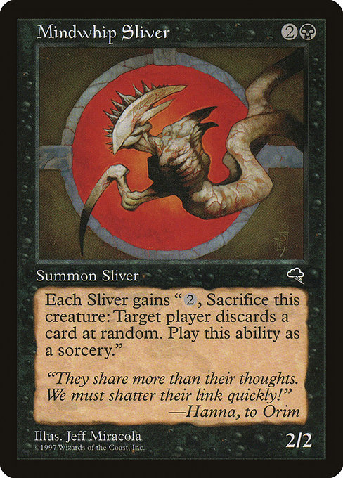 Mindwhip Sliver highlighted card art